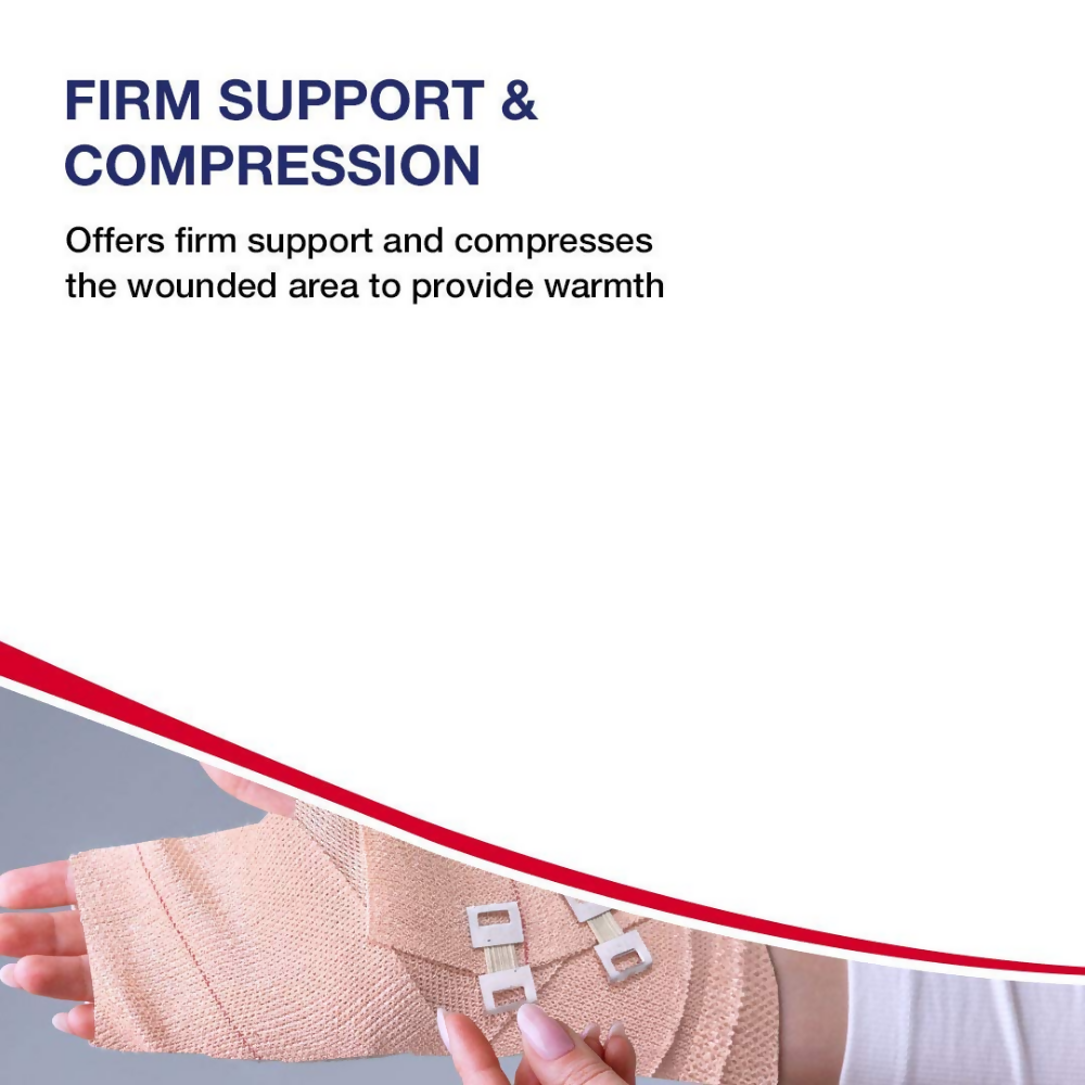 Hansaplast Soft Cotton Crepe Bandage For Pain Relief - Elastic 
