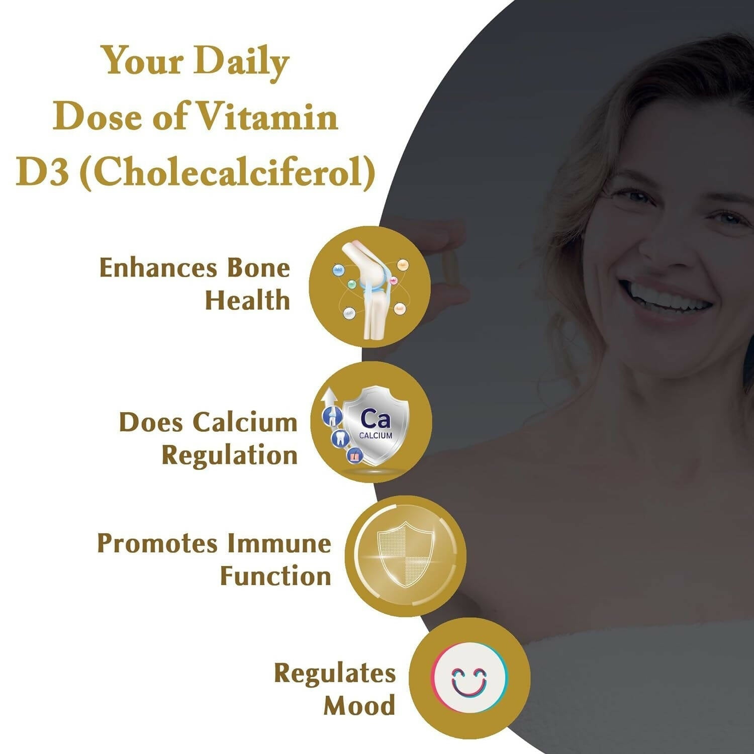 Planet Ayurveda Plant Based Vitamin D3 Capsules - Grab2buy