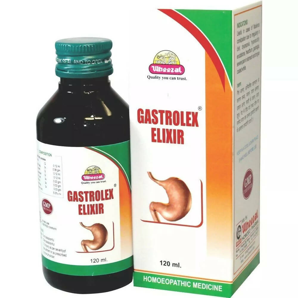Wheezal Homeopathy Gastrolex Elixir Syrup | Grab2Buy