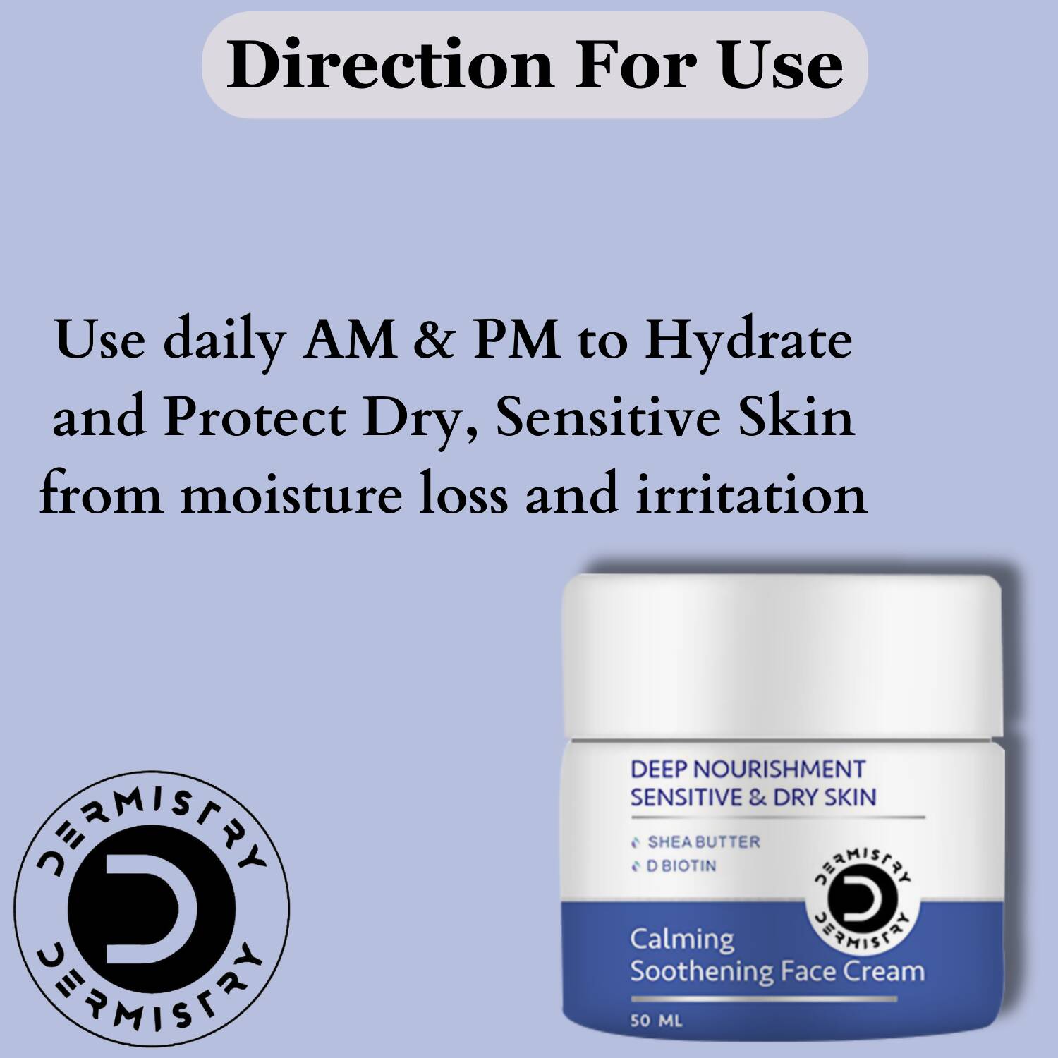 Dermistry Sensitive & Dry Skin Body Wash & Face Cream 