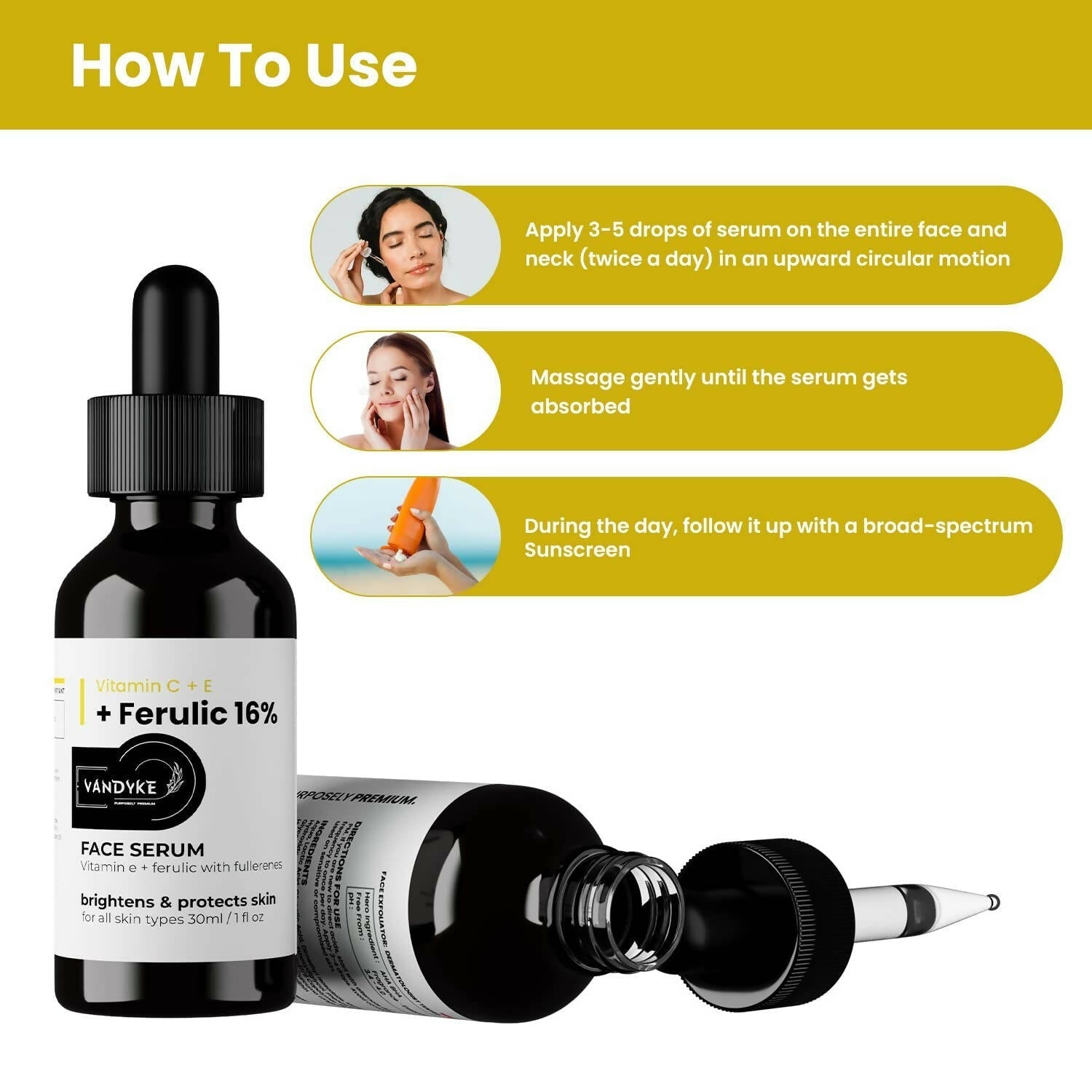 Vandyke Vitamin C + E + Ferulic 16% Face Serum  Grab2Buy Vandyke Grab2Buy