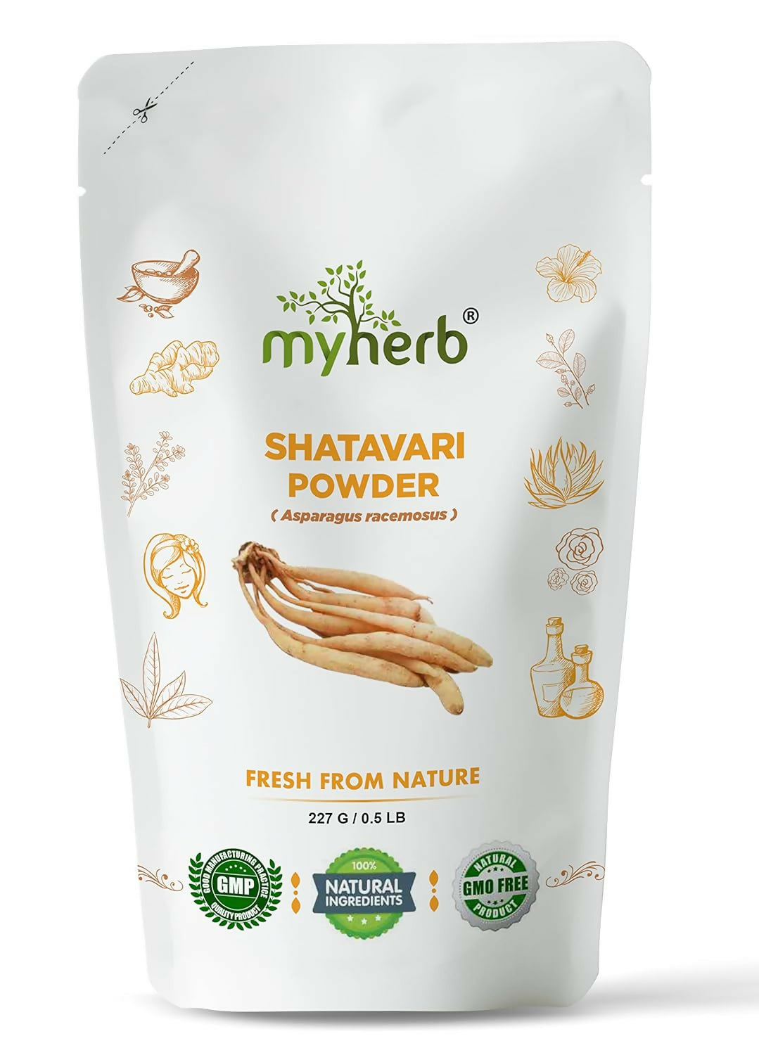 Myherb Natural Organic Shatavari Powder 
