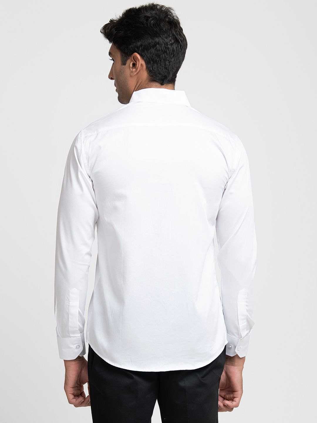 White And Black Heart Shaped Patch Shirt by Hilo Design  Grab2Buy Hilo Design Grab2Buy