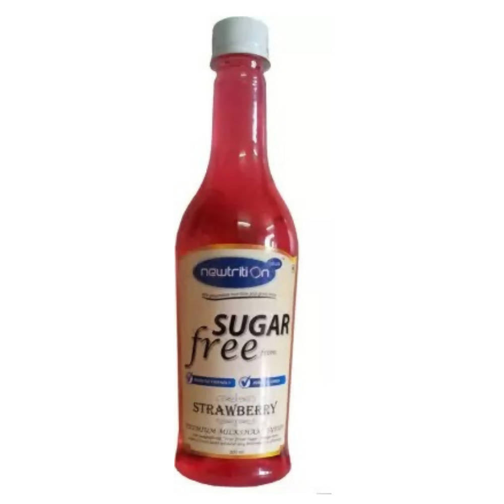 Newtrition Plus Sugar Free Rose + Strawberry +Kesar Elaichi Syrup 
