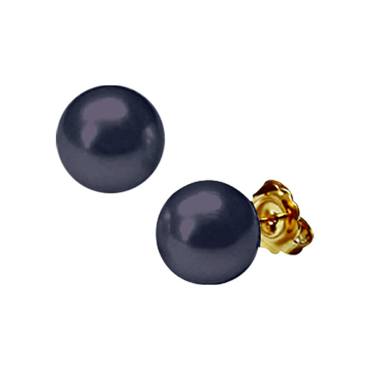 J Pearls Black Button Pearl Tops - Real Pearl Jewelry - Grab2buy