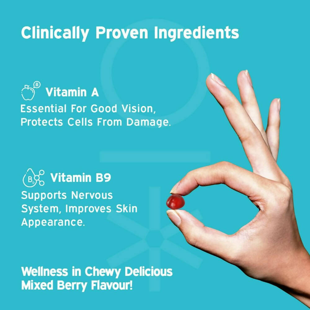 Nutriburst Health & Vitality Gummies With Multi-Vitamins - Grab2buy