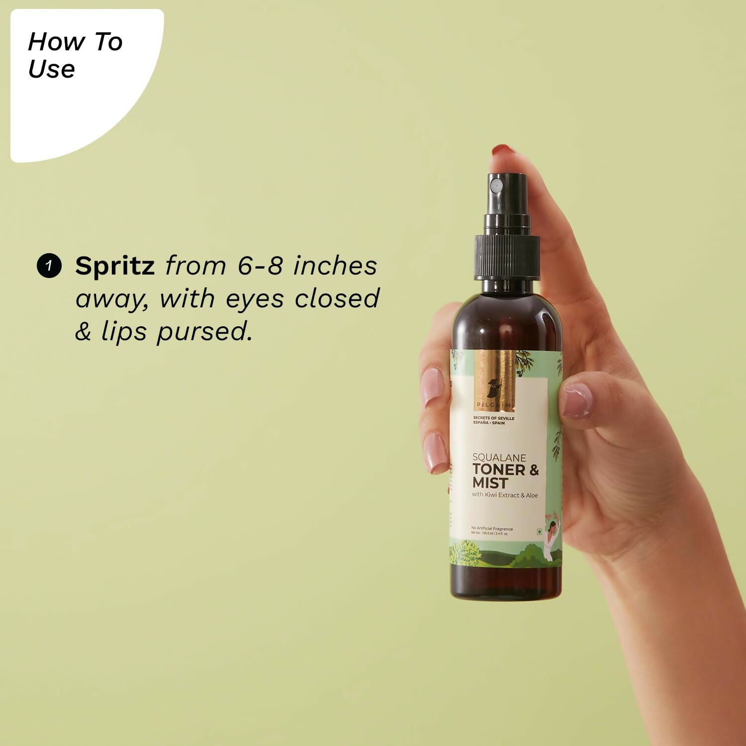 Pilgrim Spanish Face Toner For Glowing Skin, Refreshes & Hydrates Skin, Open Pores Tightening, Acne Prone Skin - Grab2buy
