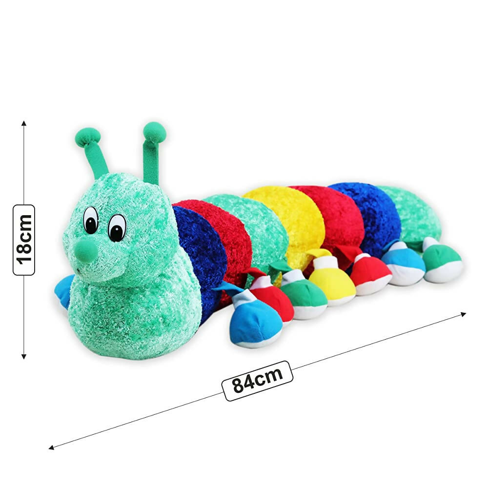 Webby Plush Caterpillar Soft Toy for Kids - 84 cm  Grab2Buy Webby Grab2Buy
