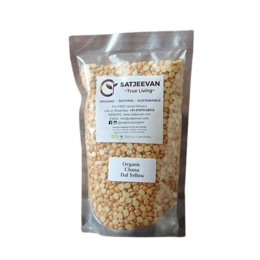 Satjeevan Organic Chana Dal Yellow - Grab2buy