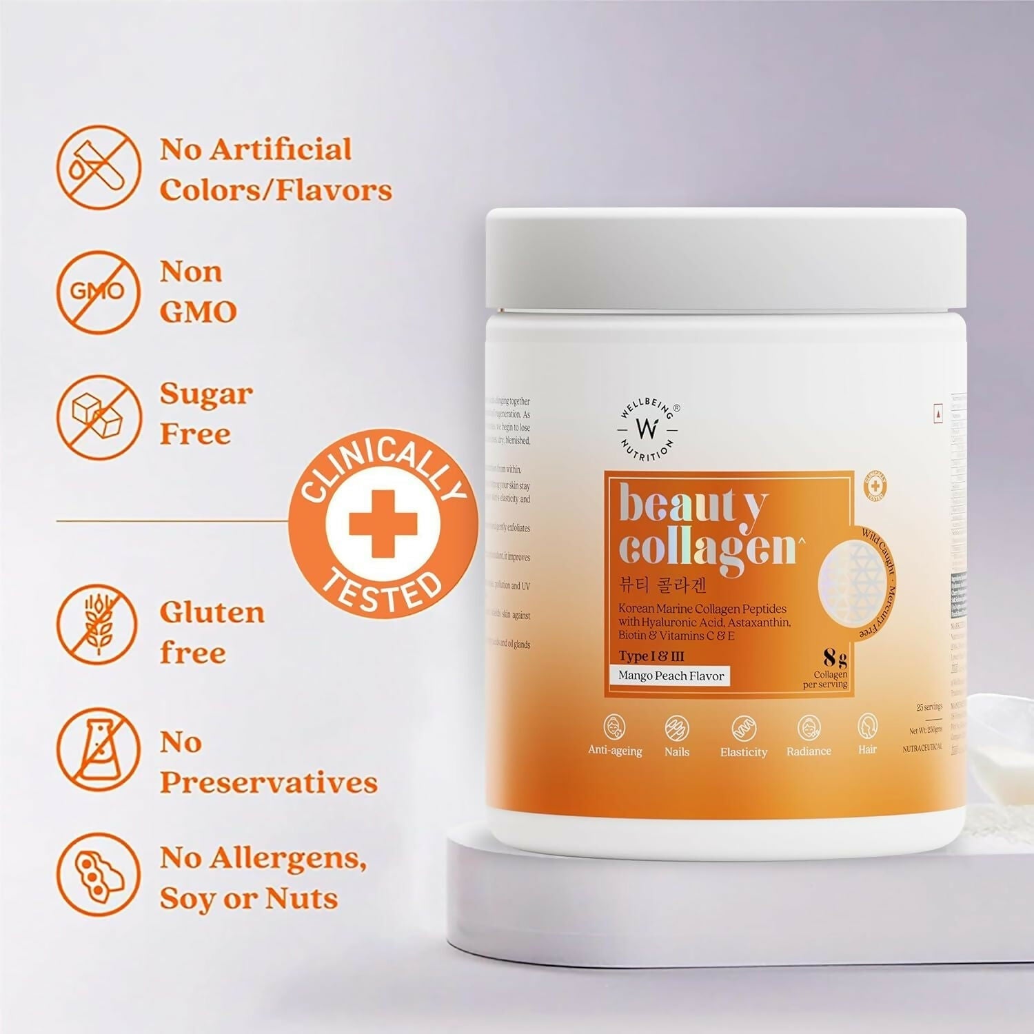 Wellbeing Nutrition Collagen & Glutathione Skin, Hair & Nails Combo  Grab2Buy Wellbeing Nutrition Grab2Buy