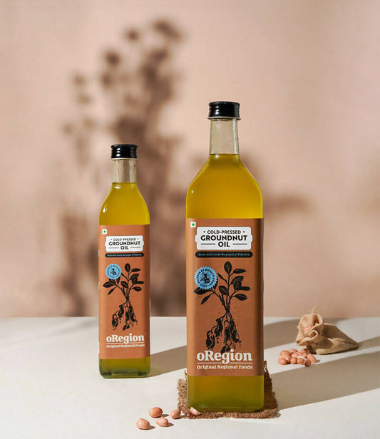 oRegion Cold Pressed Groundnut Oil 