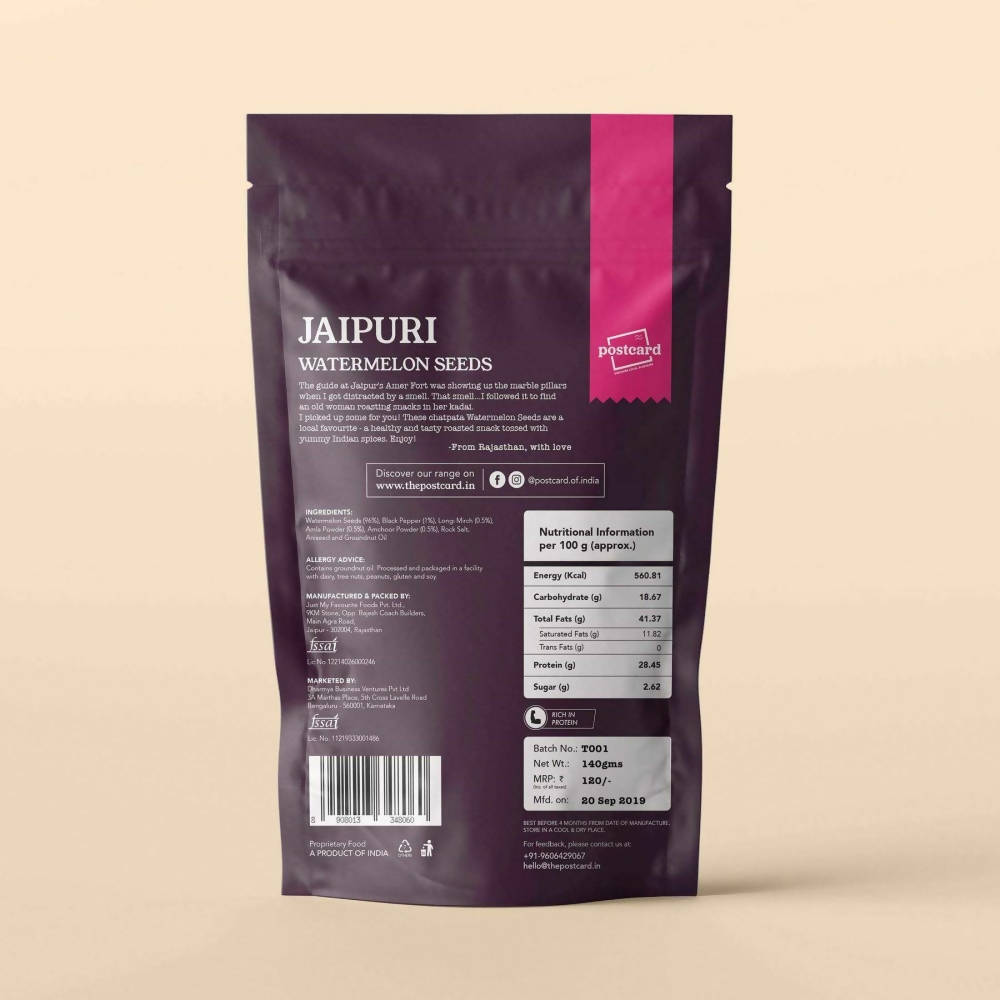 Postcard Jaipuri Watermelon Seeds