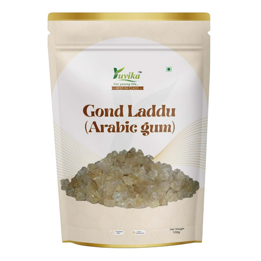Yuvika Gond Batan - Gond Ladoo - Acacia Arabica Wild - Arabic Gum 