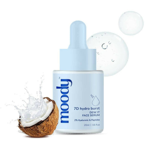 Moody 7D Hydro Burst Face Serum with 2% Hyaluronic & Peptides 