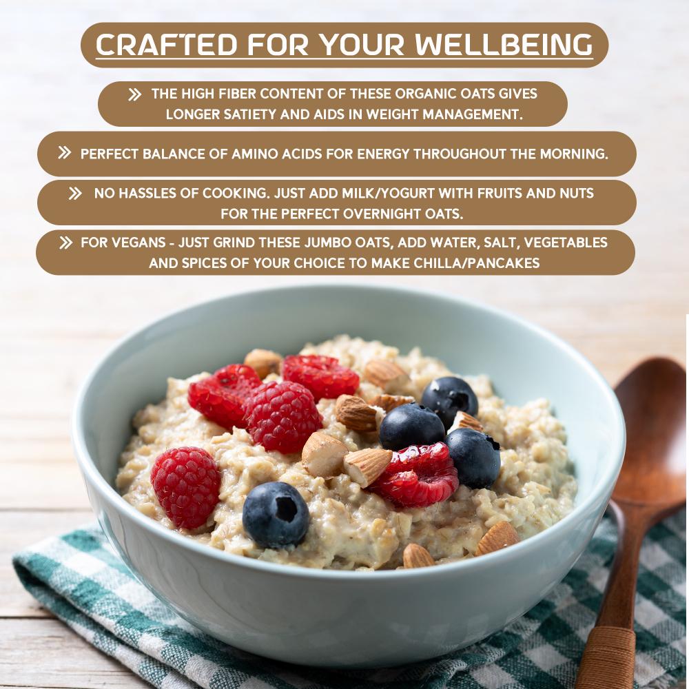 IKAI Organic Jumbo Oats 