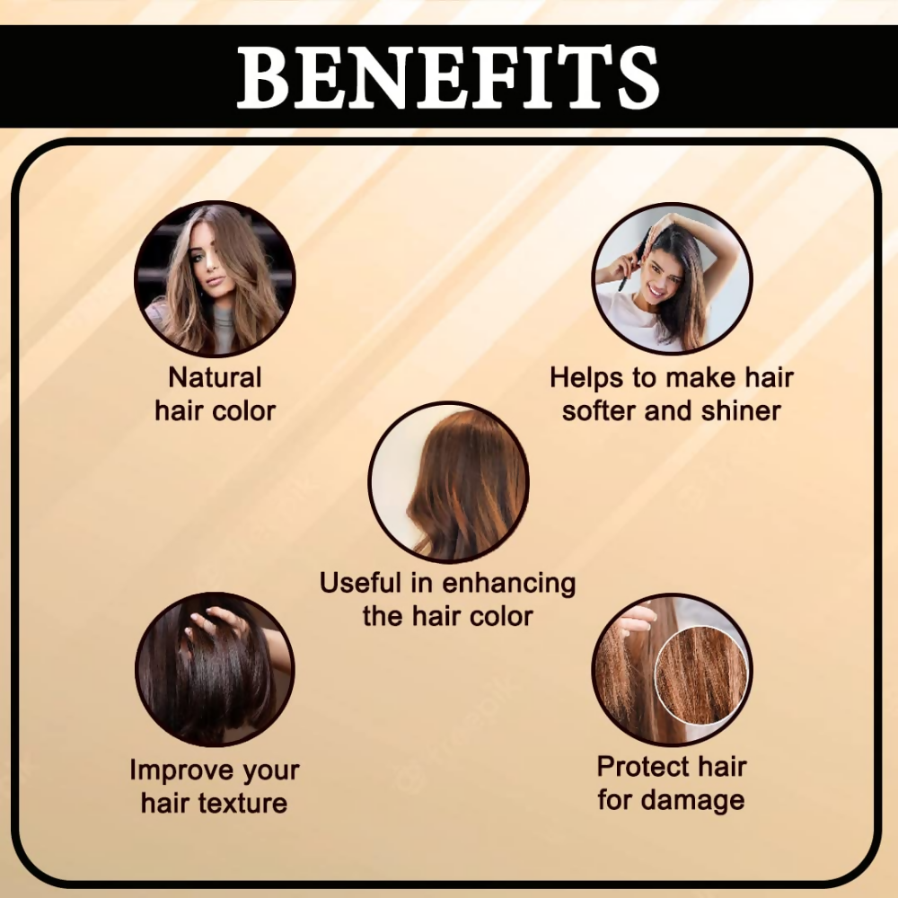 VedicAyurveda Henna Hair Color Naturally Brown  Grab2Buy VedicAyurveda Grab2Buy