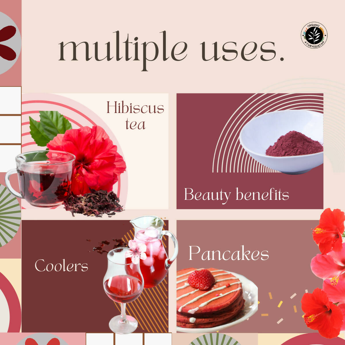 Organic Ayurvedistan Hibiscus Powder 