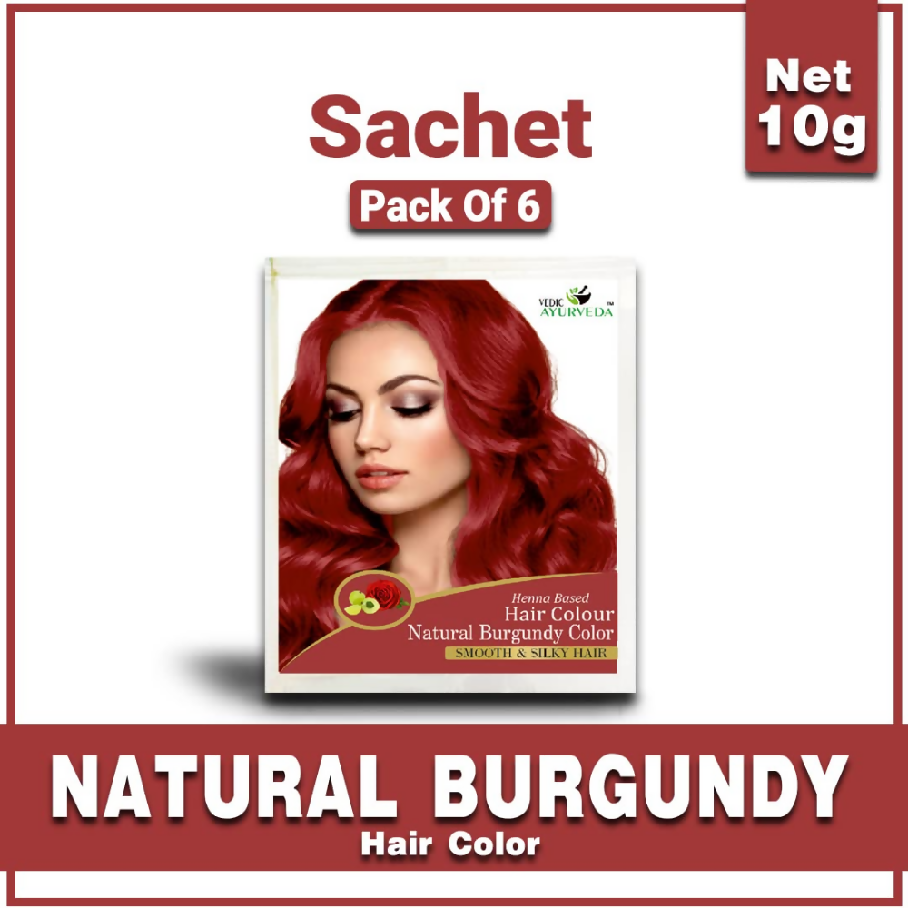 VedicAyurveda Henna Hair Color - Burgundy  Grab2Buy VedicAyurveda Grab2Buy