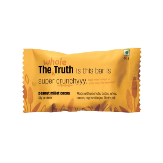 The Whole Truth Protein Bar - Peanut Millet Cocoa  Grab2Buy The Whole Truth Grab2Buy