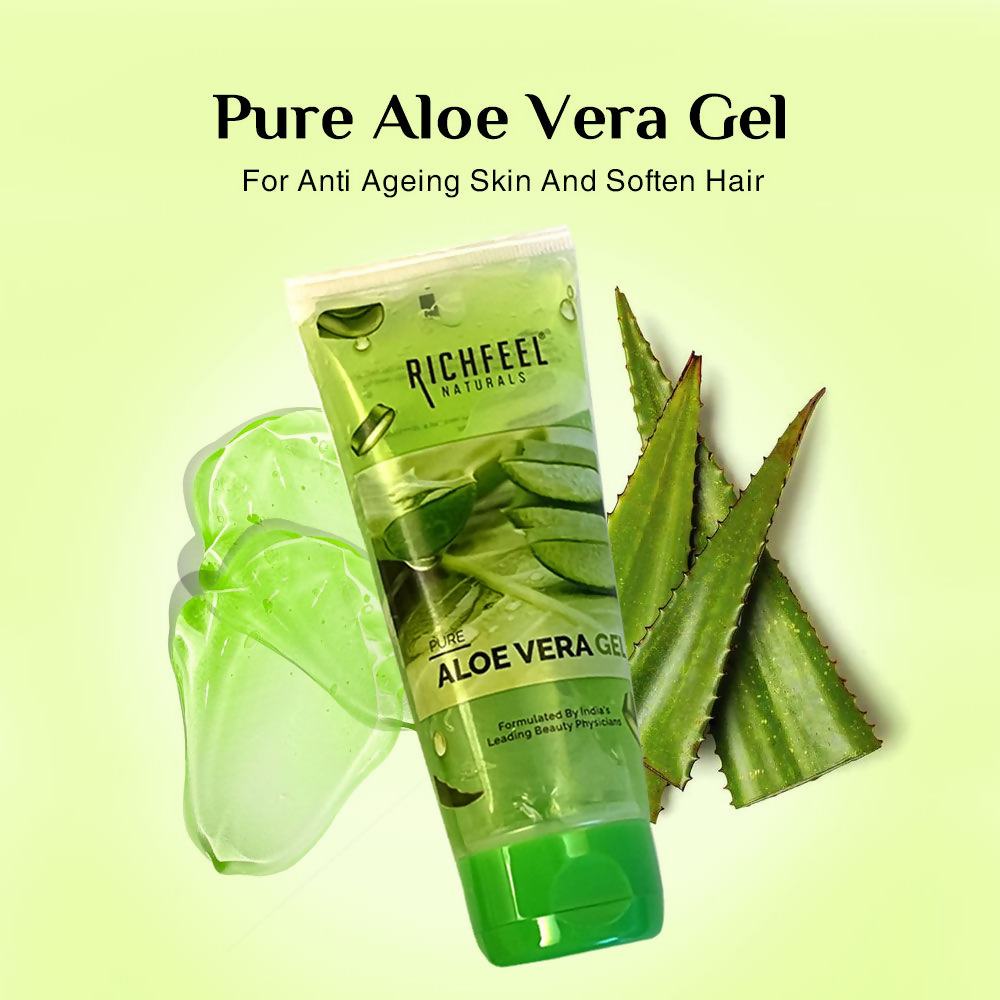 Richfeel Pure Aloe Vera Gel For Face Skin & Hair 