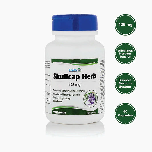 Healthvit Skullcap Herbs Capsules - Grab2buy