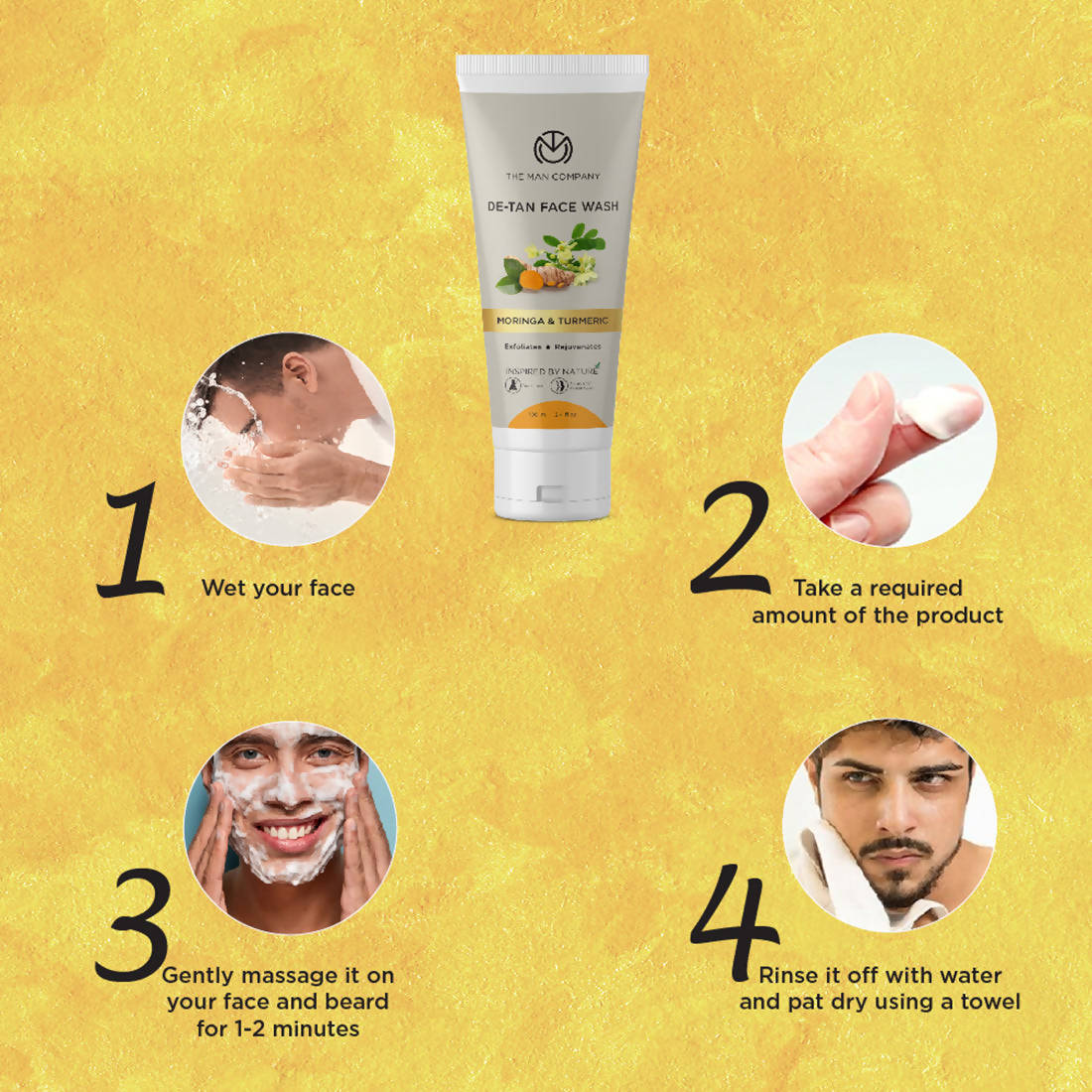 The Man Company De-Tan Face Wash 