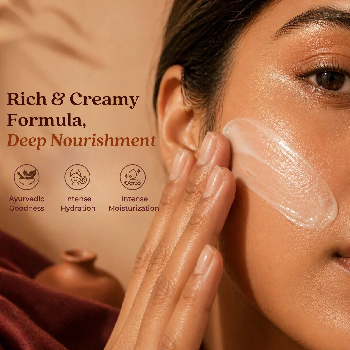 Ultra Moisturising Herbal Cream with Ashwagandha and Neem 