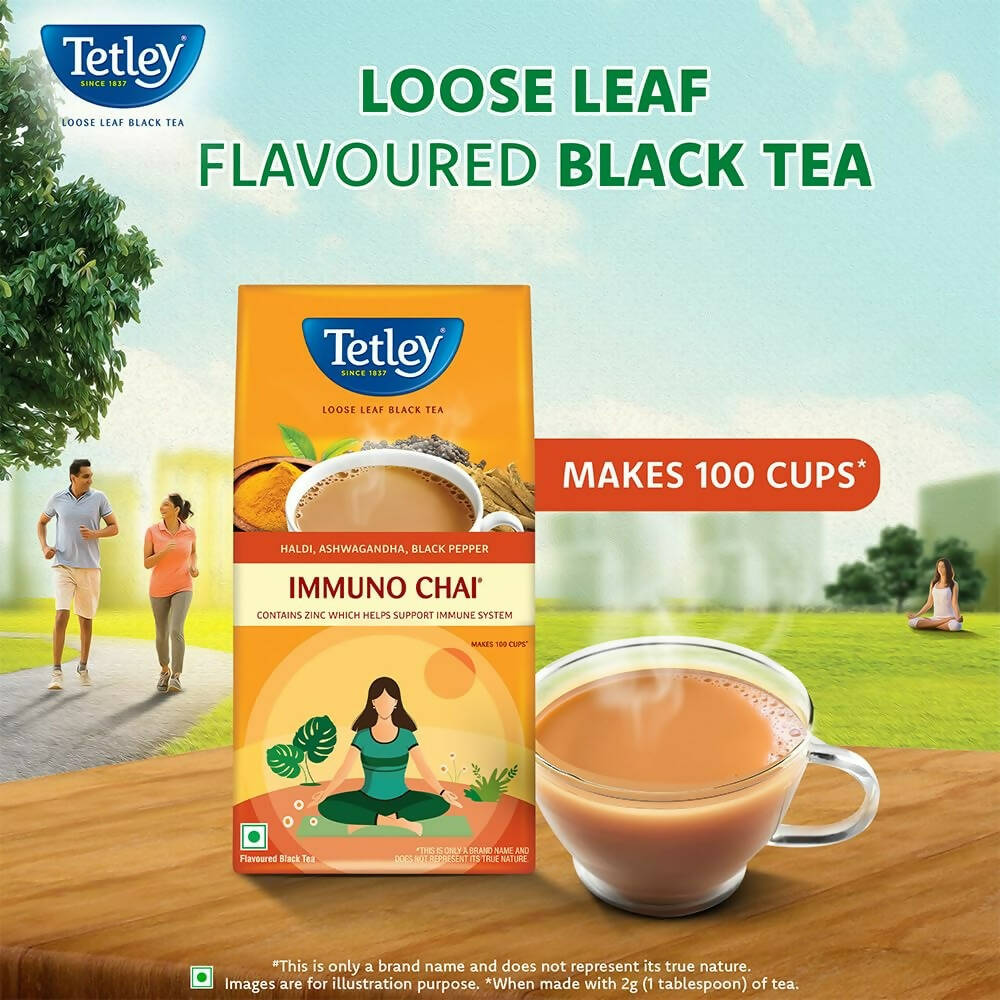 Tetley Immuno Chai Loose Leaf Flavoured Black Tea - Grab2buy