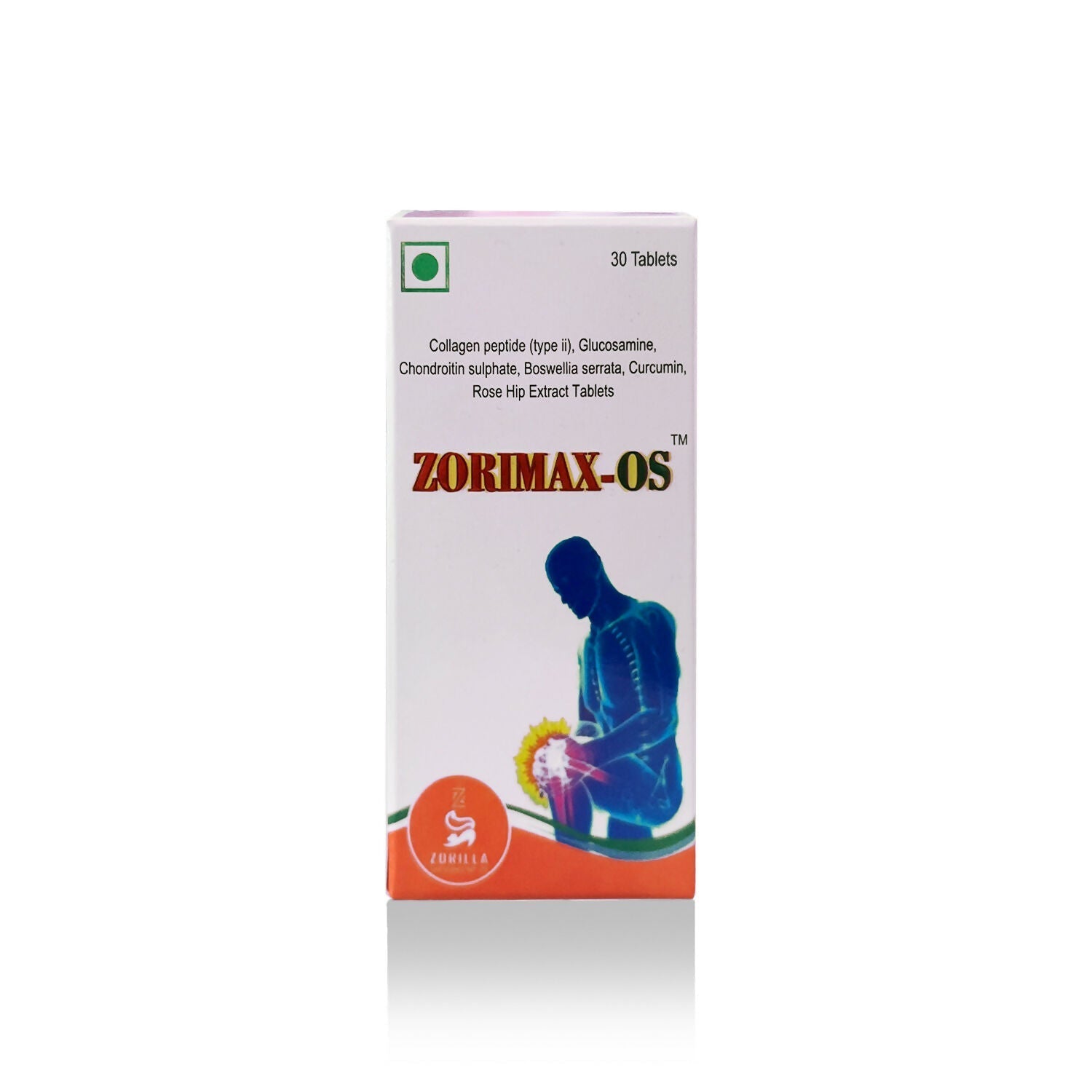 Zorilla Life Science Zorimax OS Collagen Peptide Tablets 