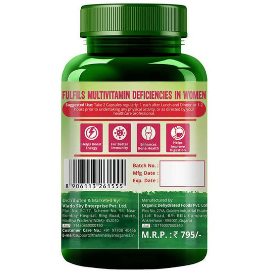Himalayan Organics Whole Food Multivitamin For Women Capsules - Grab2buy
