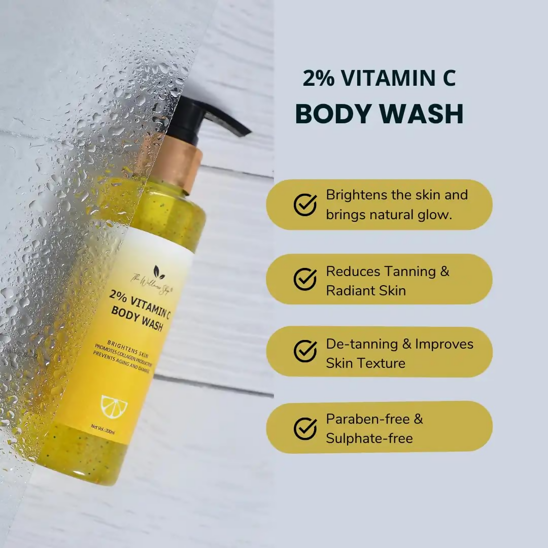 The Wellness Shop 2% Vitamin C Body Wash  Grab2Buy The Wellness Shop Grab2Buy