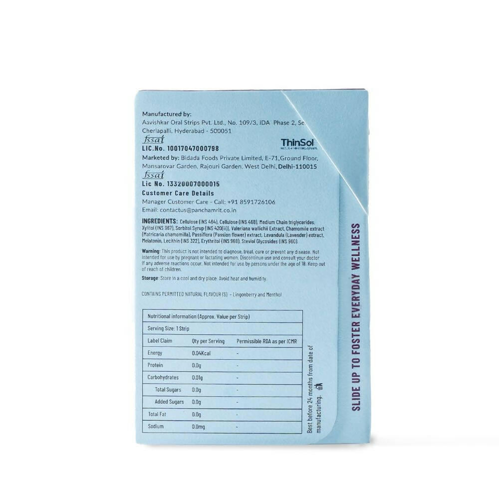 Panchamrit Melting Strips for Sleep-Exotic Berry Flavor - Grab2buy