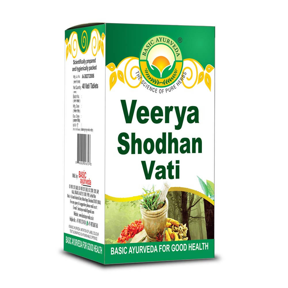 Basic Ayurveda Veerya Shodhan Vati  Grab2Buy Basic Ayurveda Grab2Buy