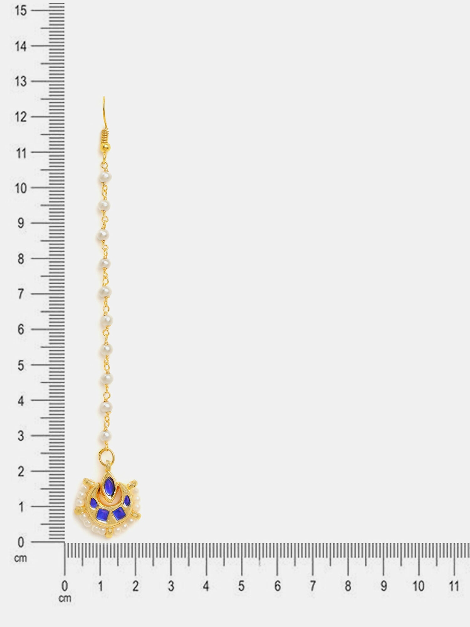 Ruby Raang Virasat Jewels Maang Tikka