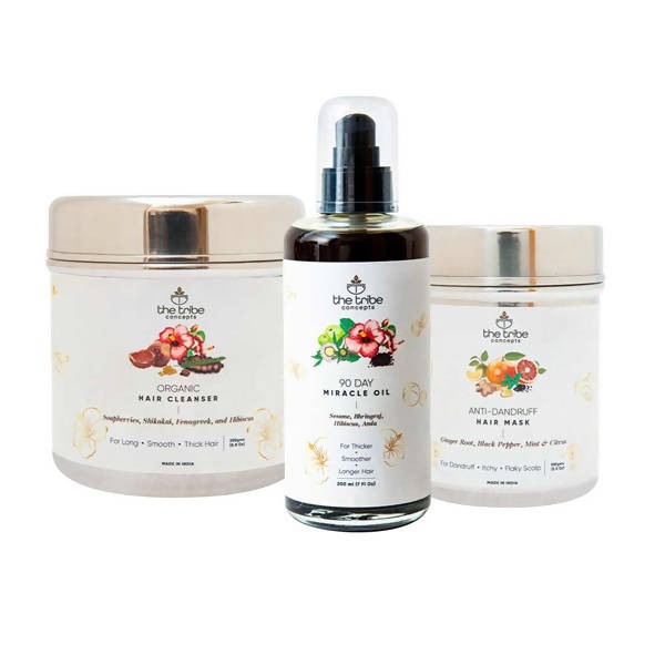 The Tribe Concepts Anti-Dandruff Total Hair Care Kit  Grab2Buy The Tribe Concepts Grab2Buy