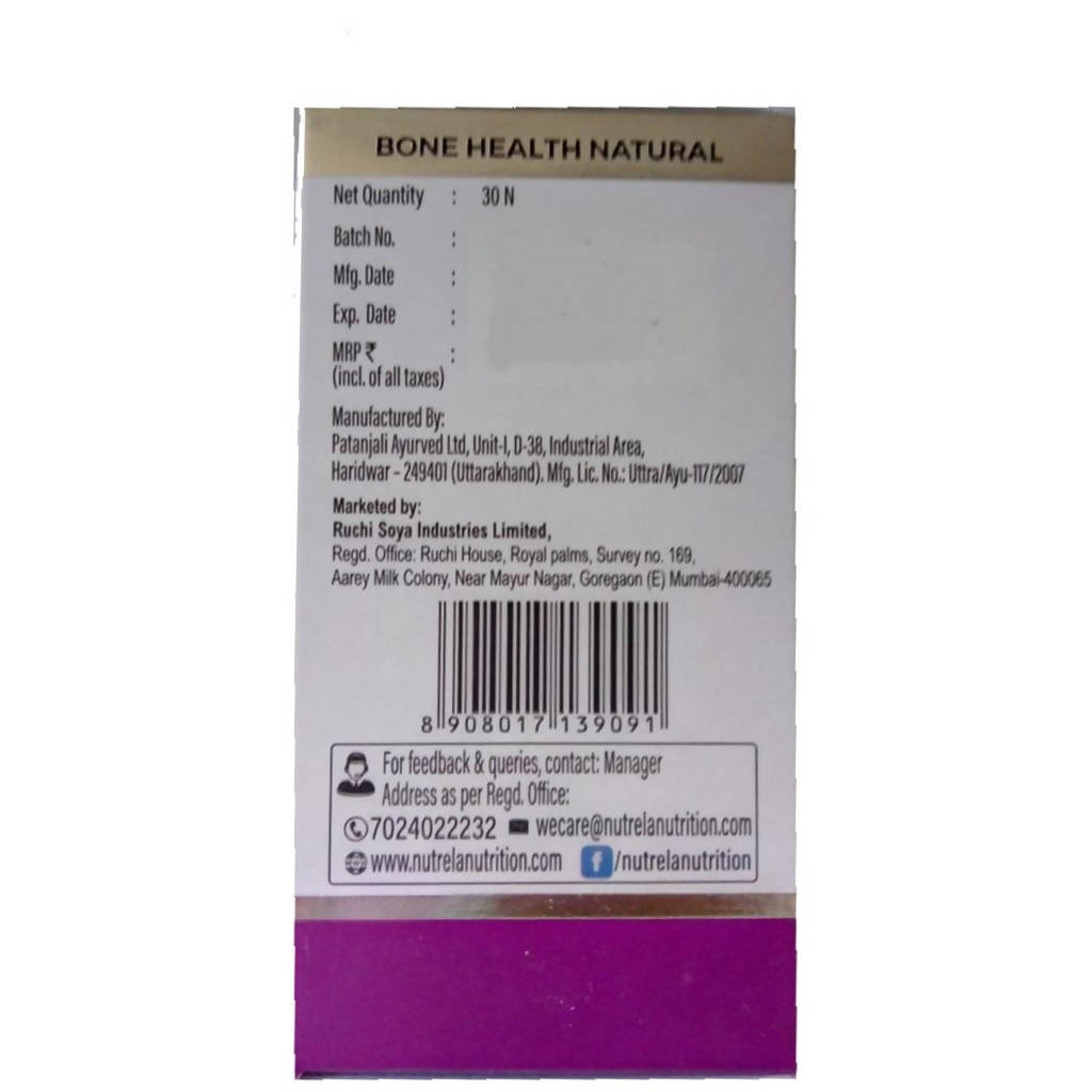 Nutrela Bone Health Natural Capsules