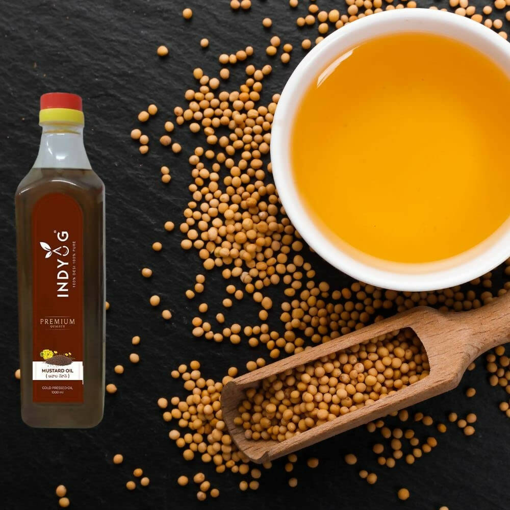 Indyug Cold Pressed Mustard Oil 