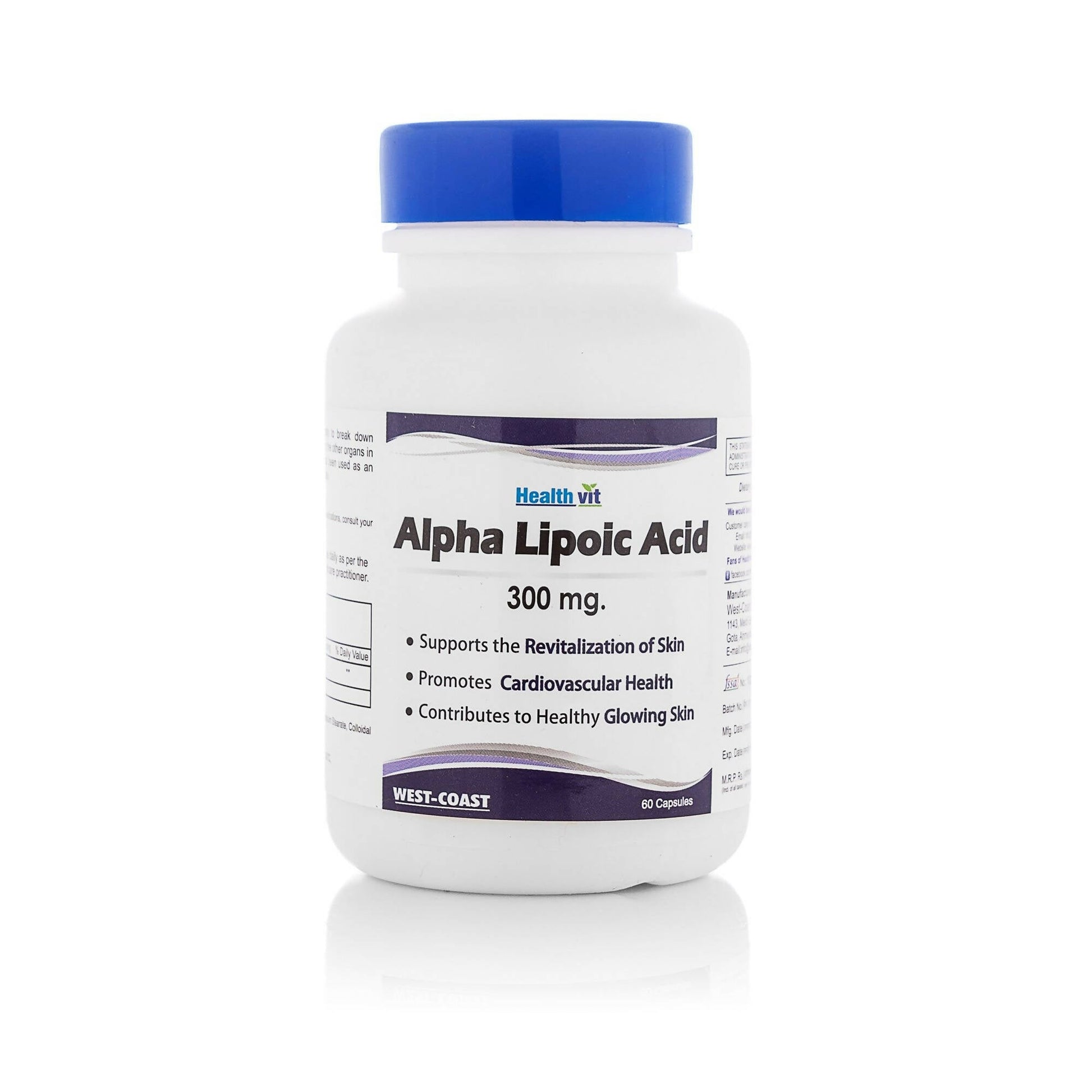 Healthvit Alpha Lipoic Acid 300mg Capsules - Grab2buy
