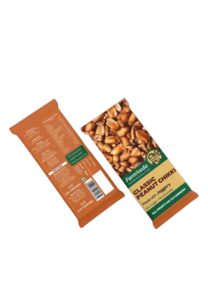 Farmveda Classic Peanut Chikki-Made With Jaggery 