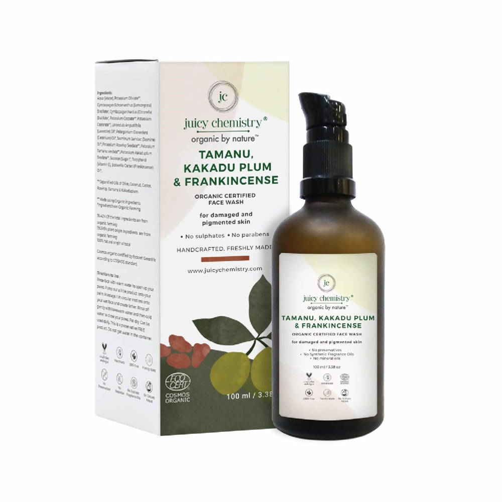Juicy Chemistry Kakadu Plum & Frankincense Face Wash For Damaged