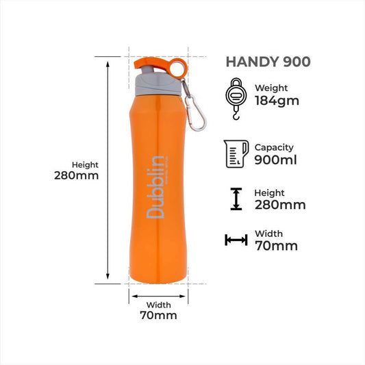 Dubblin Handy Stainless Steel Sipper Water Bottle - Grab2buy
