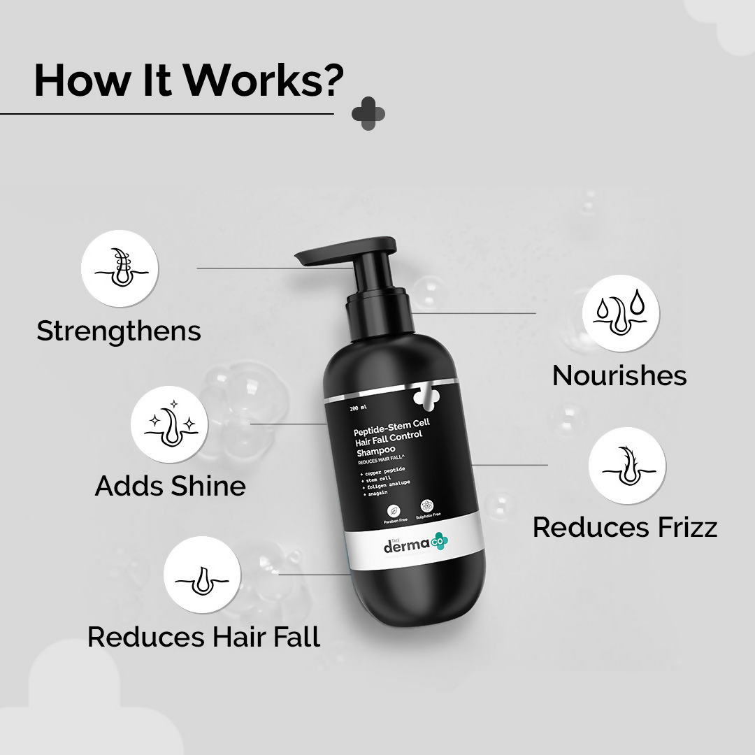 The Derma Co Peptide- Stem Cell Hair Fall Control Shampoo  Grab2Buy The Derma Co Grab2Buy