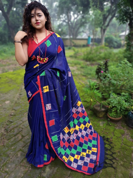 Exclusive Collection Multy Beautiful Cotton Applique Work Grab2Buy