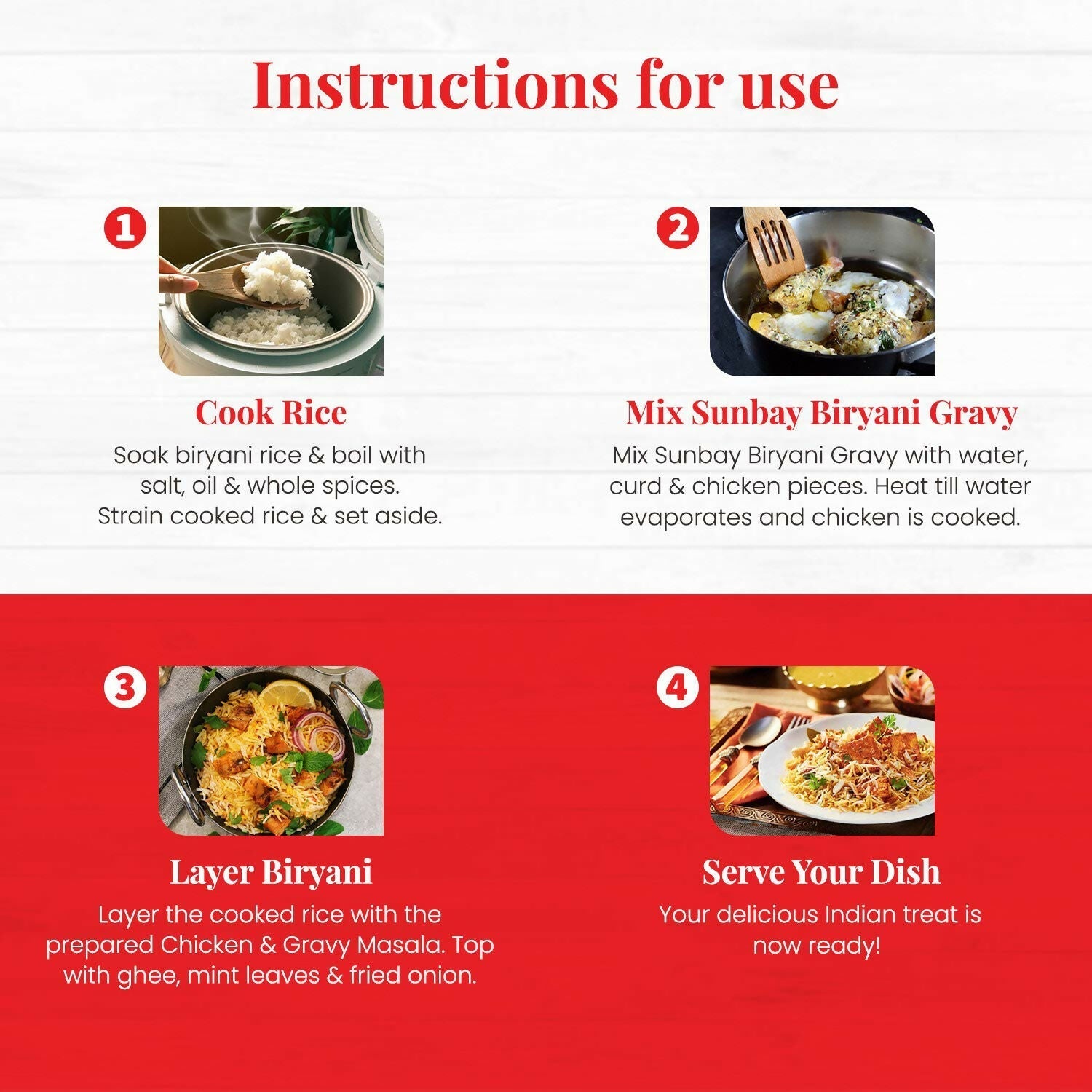 Sunbay Biryani Gravy Instant Gravy Mix - Authentic Recipe 