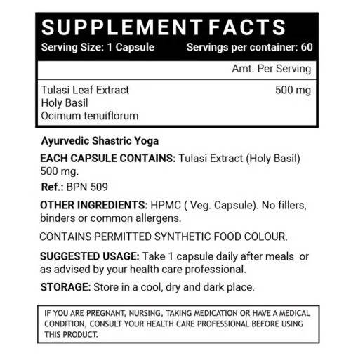 Inlife Tulasi Holy Basil Capsules 