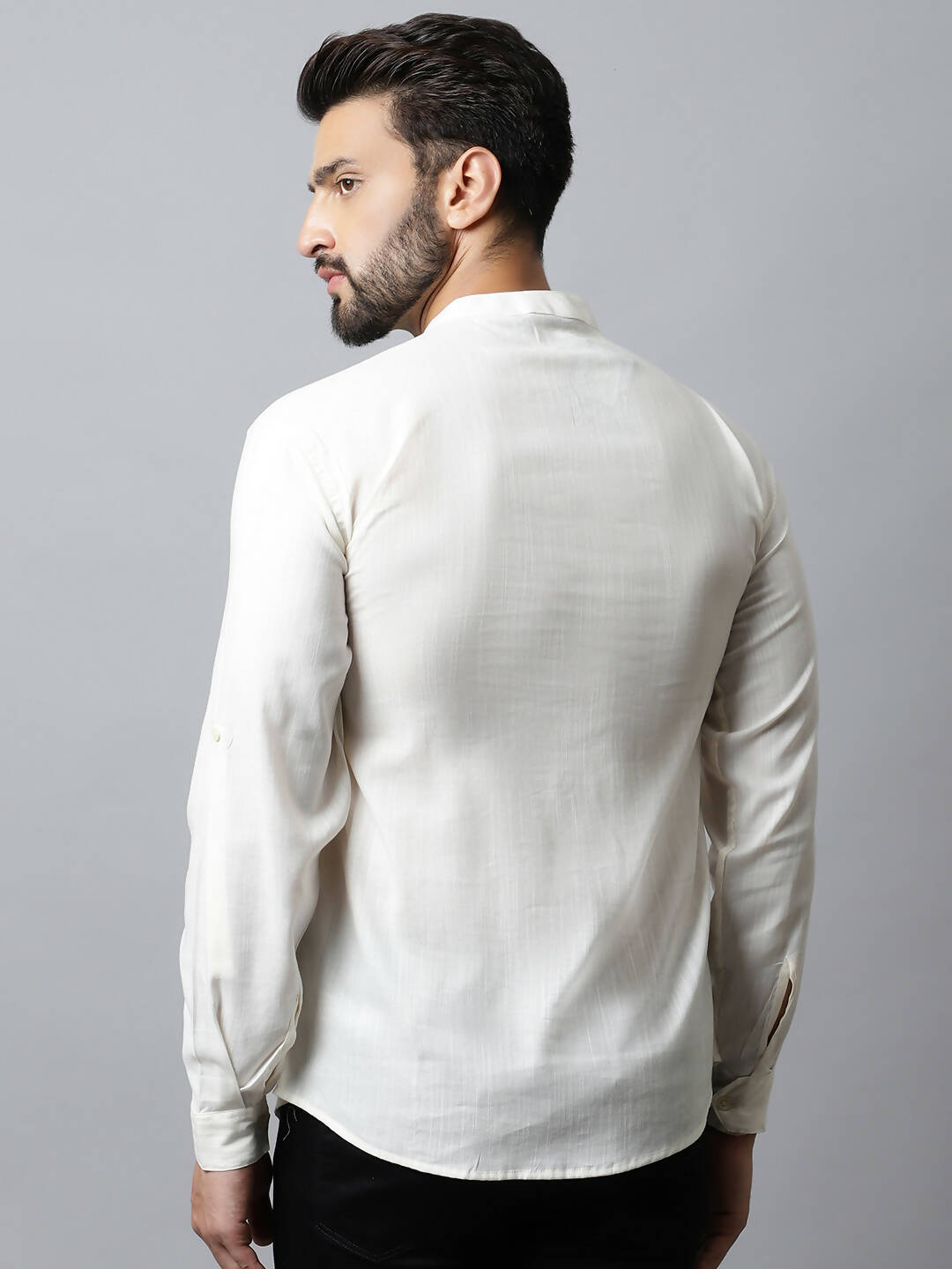 Even Apparels White Color Pure Cotton Men's Kurta With Side Placket (MMS135) 