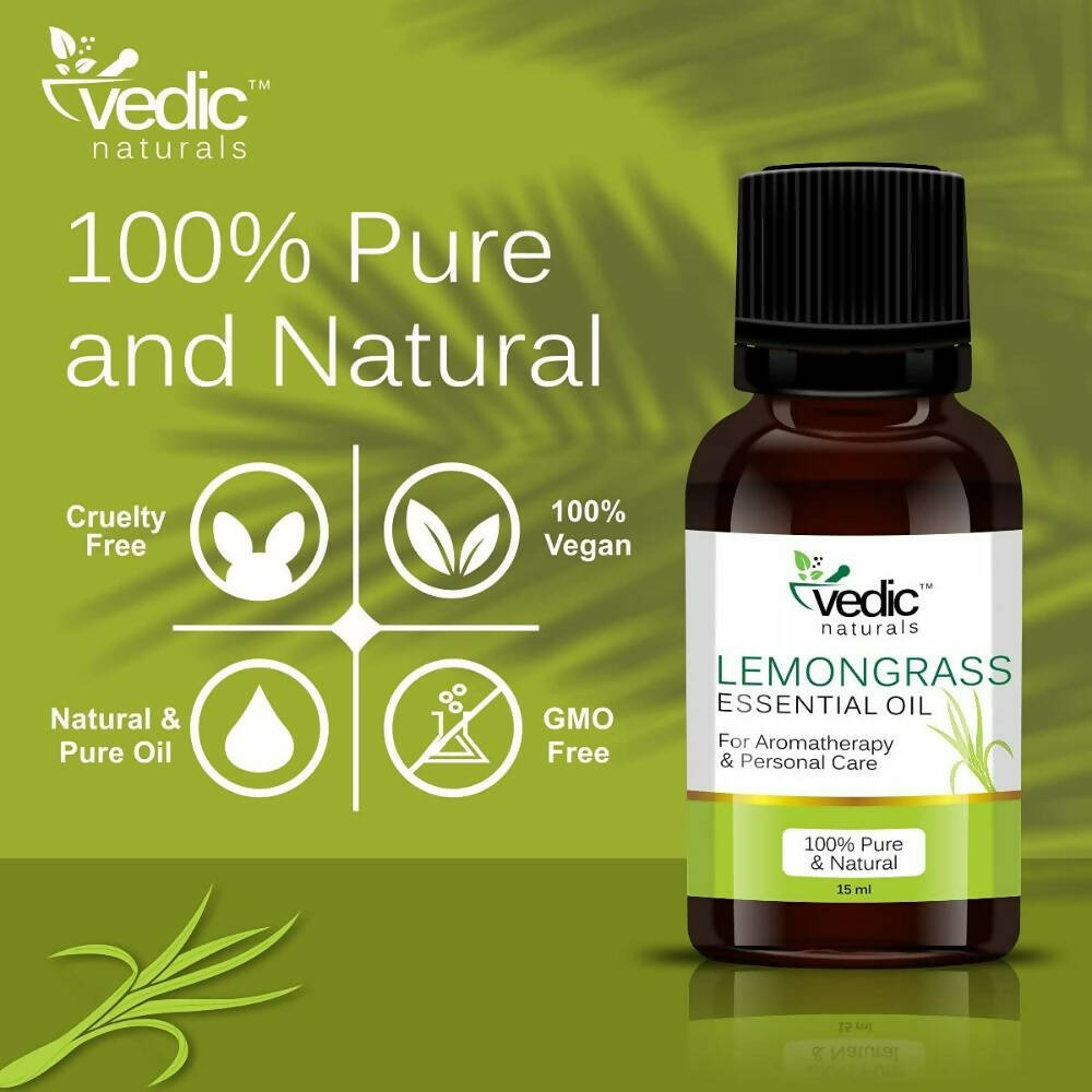 Vedic Naturals Lemongrass Essential Oil  Grab2Buy Vedic Naturals Grab2Buy