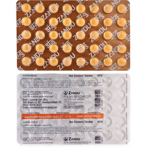 Zandu Gandhak Rasayan Tablets 