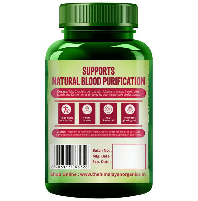 Himalayan Organics Plant Based Blood Detox Tablets 