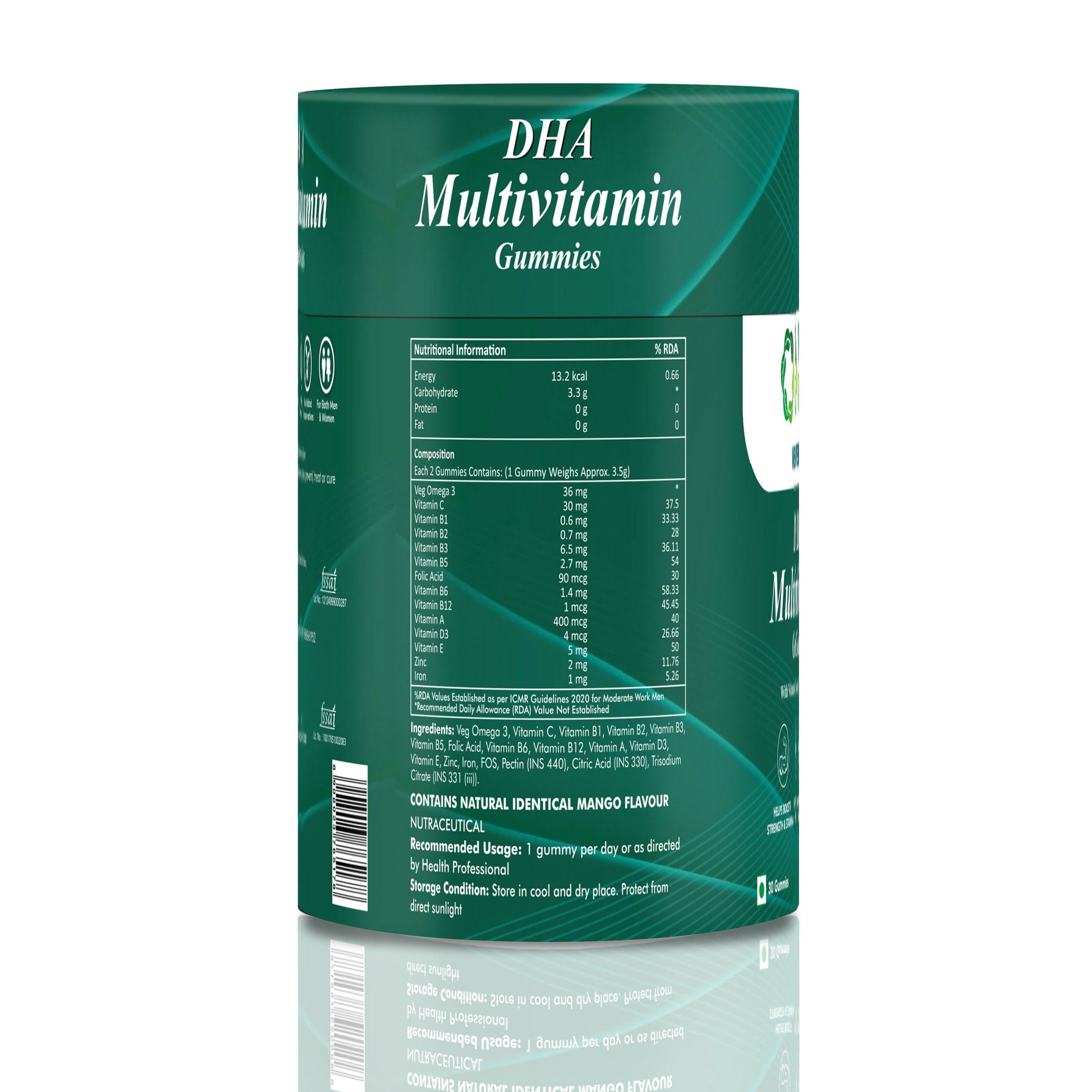 Ventin Organics Ventivite DHA Multivitamin Gummies 